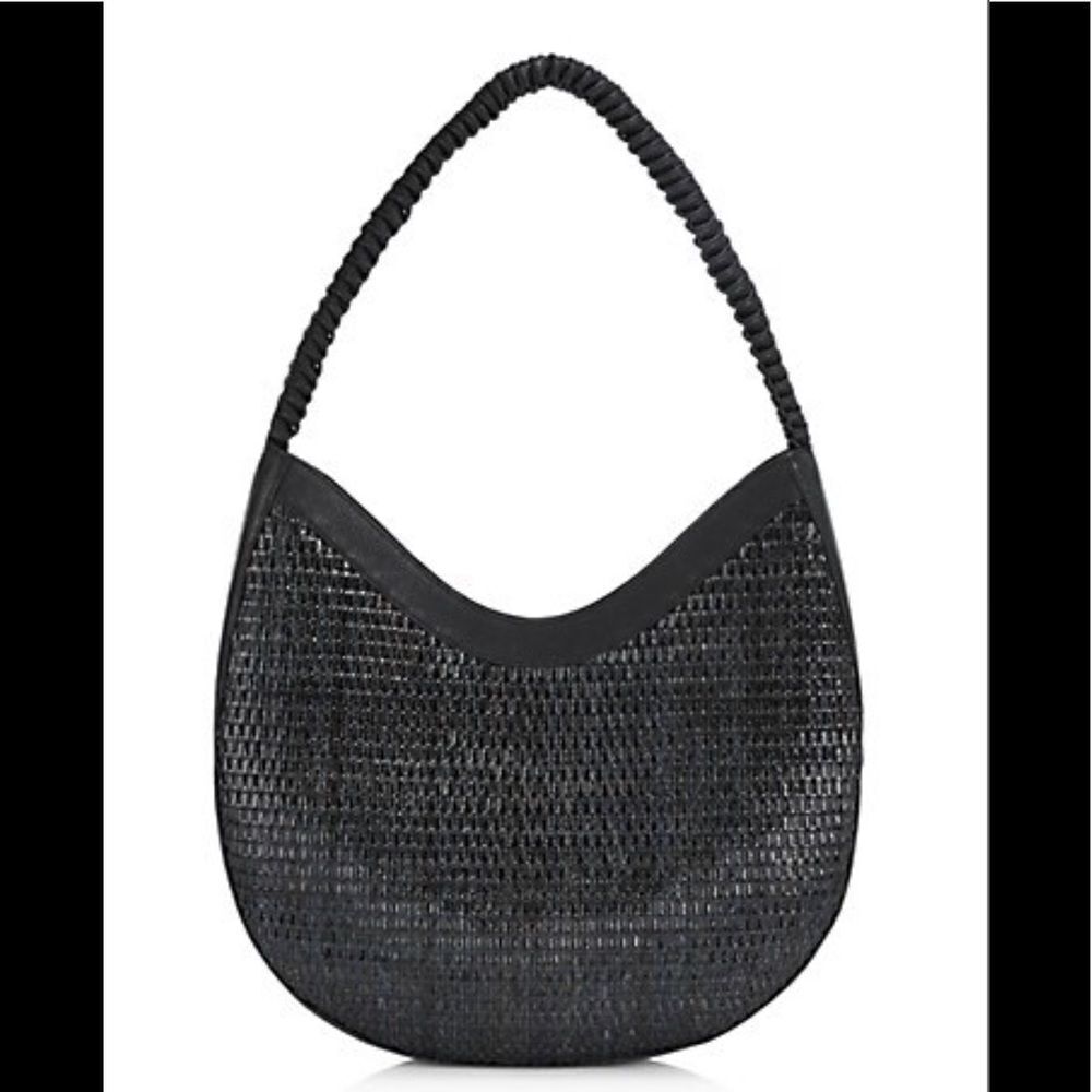 Nancy Gonzalez Wicker Leather Tote